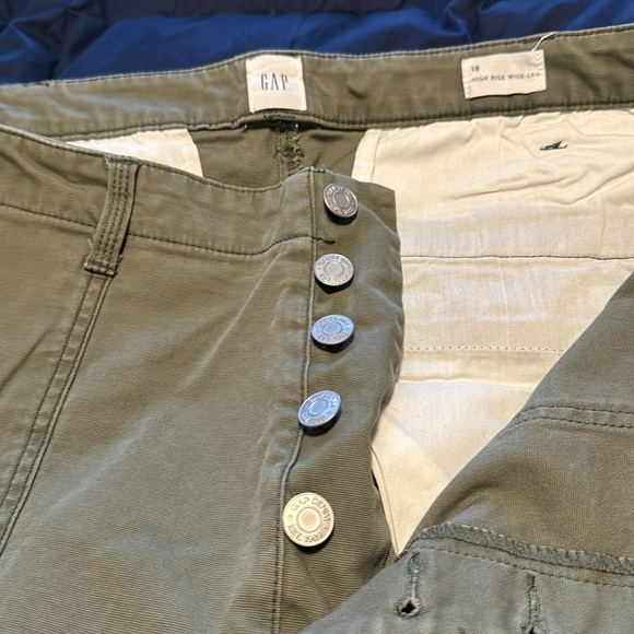 GAP Wide Leg HiRise Chinos - Picture 4 of 5